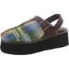 Free People Astrid Platform Mule In Blue Multi In Multi