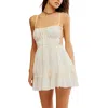Free People Minikleid Taking Sides In White