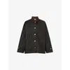 Free People Womens Olive Cori Waxed Cotton Jacket In Green
