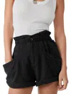 FREE PEOPLE WOMENS RUCHED SHORT CARGO SHORTS