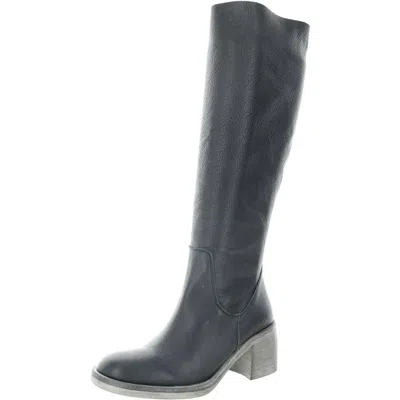 Free People Womens Zipper Knee-high Boots In Blue