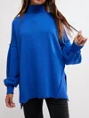 Free People Wonderful Pullover In Mazarine In Blue