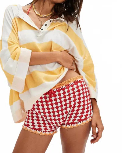 Free People Wonderful Tee In Yellow Combo In Multi