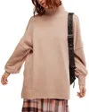 Free People Wonderful Turtleneck Pullover Sweater In Winter Bloom