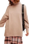 Free People Wonderful Turtleneck Pullover Sweater In Winter Bloom