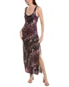 Free People Worth The Wait Floral Maxi Dress In Black