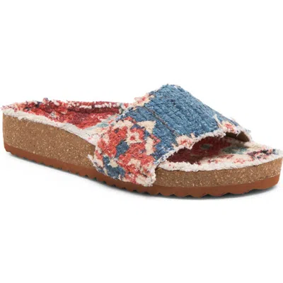 Free People Woven Wonders Slide Sandal In Multi