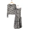 Free People Wrenli Floral Top & Maxi Skirt Set In Black Combo
