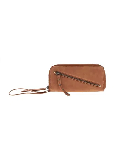 Pre-owned Free People Wristlet In Tan