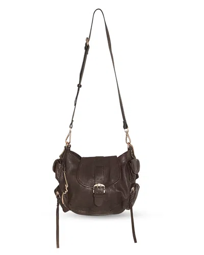 Free People Wtf Baby Asher Leather Tote In Brown