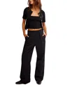 Free People X We The Free Ny Twosie Set In Black