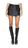 Free People Wynne Vegan Skirt In Black In 黑色