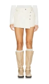 Free People Wynne Vegan Skirt In Bone In 白色