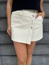 Free People Wynne Vegan Skirt In Bone In Beige