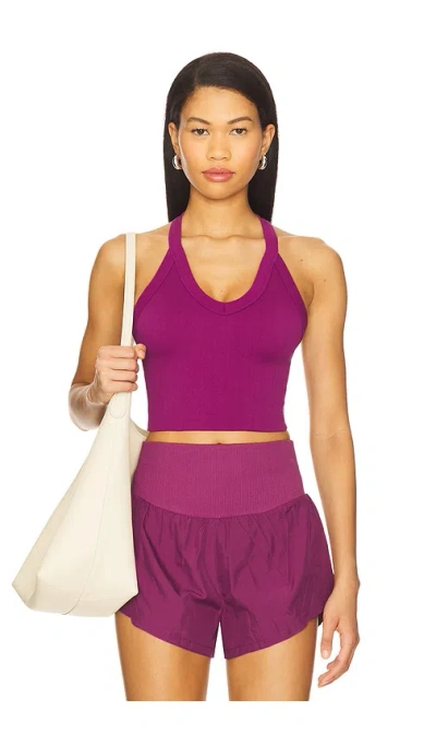 Free People X Fp Movement All Clear V Neck Cami In Purple