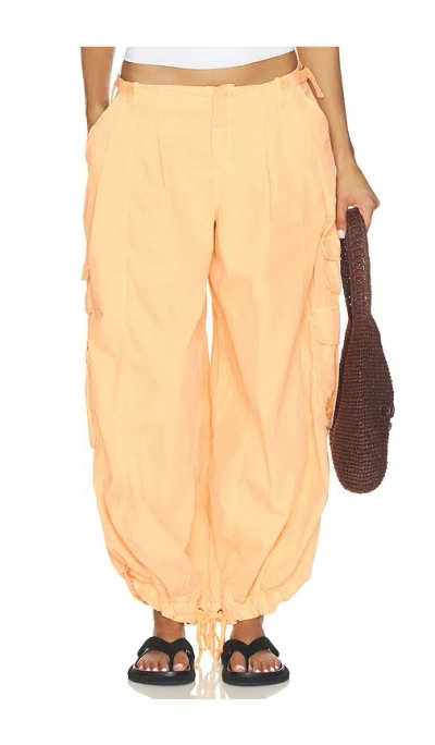 Free People X Fp Movement Charmer Utility Pant In Orange