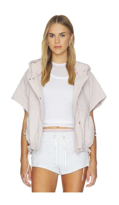 Free People X Fp Movement Happy Trails Poncho In White