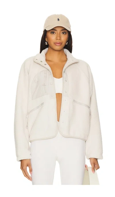 Free People X Fp Movement Hit The Slopes Jacket In Beige