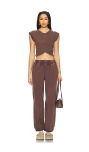 Free People X Fp Movement Hot Shot Cross Over Set In Brown