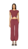 Free People X Fp Movement Hot Shot Crossover Set In Clove