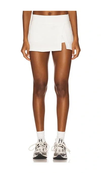 Free People X Fp Movement Hot Shot Mini Skort In White
