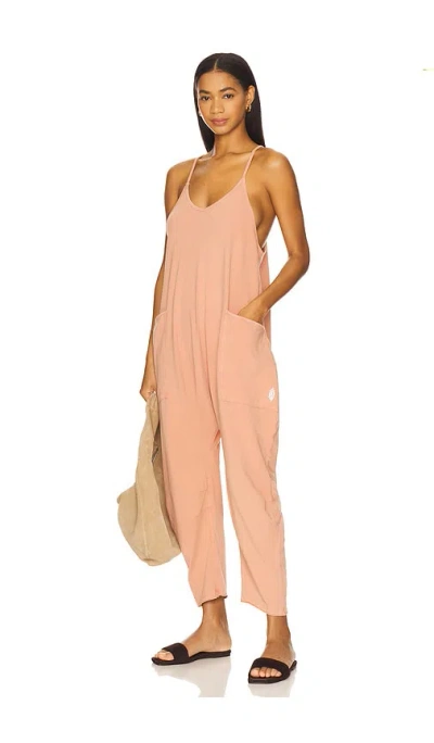 Free People X Fp Movement Hot Shot Onesie In Pink