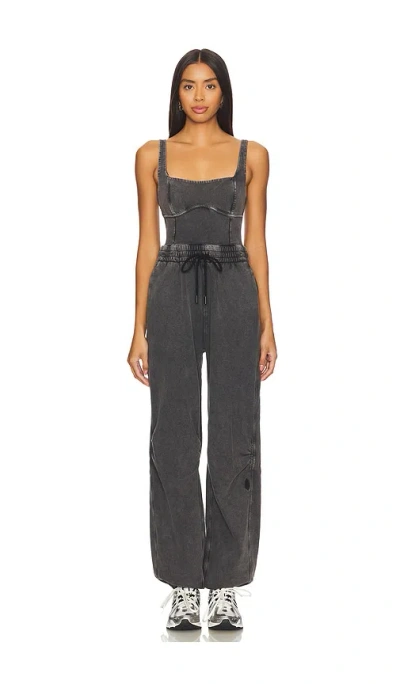 Free People X Fp Movement Inbound Onesie In 黑色