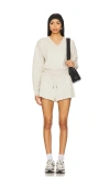 Free People X Fp Movement Intercept Romper In Heather Grey