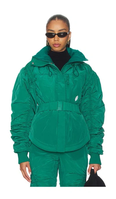 Free People X Fp Movement Lift Laugh Love Ski Jacket In Green