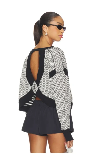 Free People X Fp Movement My Time Layer Textured Sweatshirt In Multi