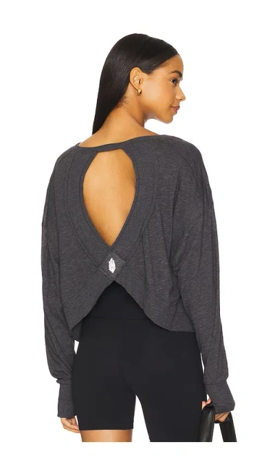 Free People X Fp Movement My Time Layer Top In Gray