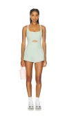 Free People X Fp Movement Righteous Runsie In Green