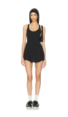 Free People X Fp Movement Smockin Hot Dress In Black
