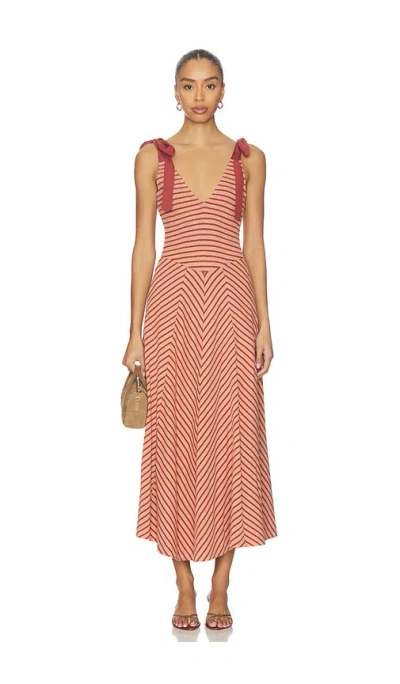 Free People X Free-est Cecelia Midi Dress In Orange