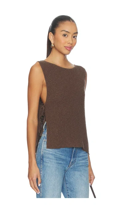 Free People X Free-est Lizzie Sweater Top In Brown
