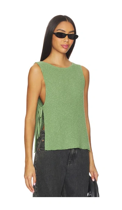 Free People X Free-est Lizzie Sweater Top In Green