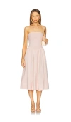 Free People Sparkling Moment Cotton Midi Sundress In Pink Nectar