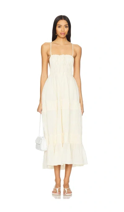 Free People X Free-est Taking Sides Maxi Dress In Wet Plaster