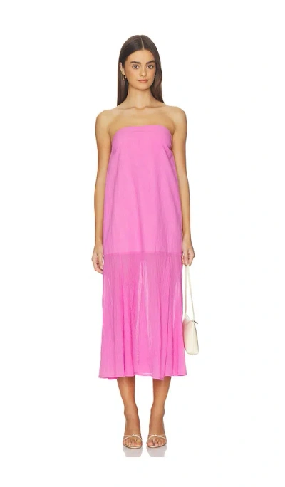 Free People X Free-est Sabeen Tube Midi Dress In Island Flower