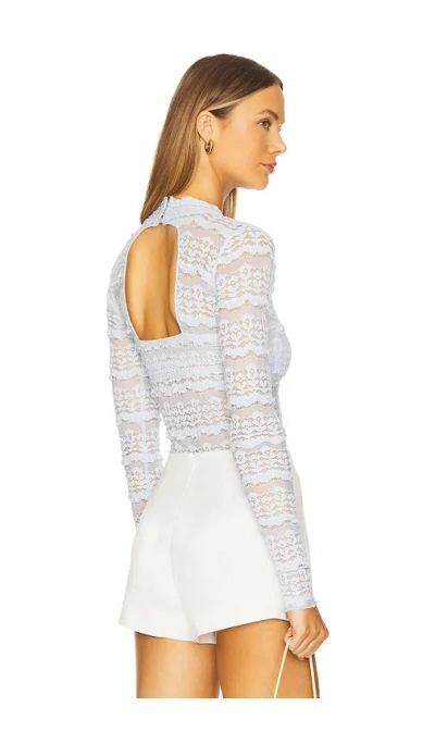 Free People X Intimately Angelina Bodysuit In Ice Water