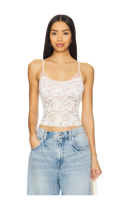 Free People X Intimately Fp All Day Lace Cami In White