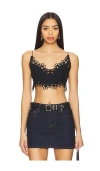 Free People X Intimately Fp Asteria Bralette In 黑色