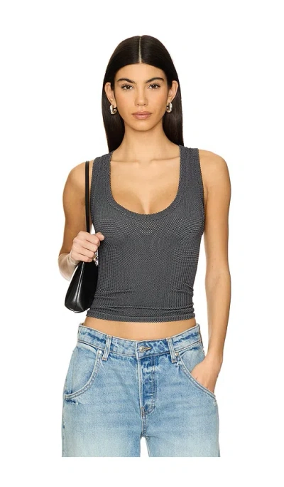 Free People X Intimately Fp Clean Slate Tank In 黑色