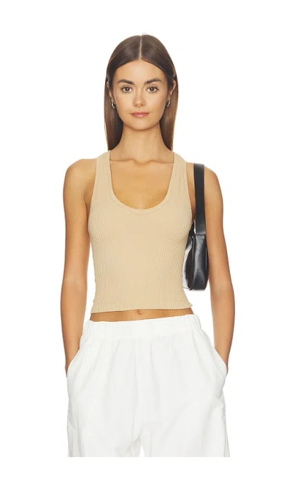 Free People X Intimately Fp Clean Slate Tank In Brown