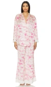 Free People Dreamy Days Print Pajamas In Tea Combo