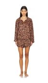 Free People X Intimately Fp Early Morning Sleep Set In Natural Combo