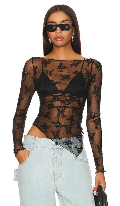 Free People X Intimately Fp Full Bloom Top In Black