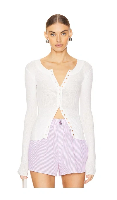 Free People X Intimately Fp Going Places Cardi In Ivory