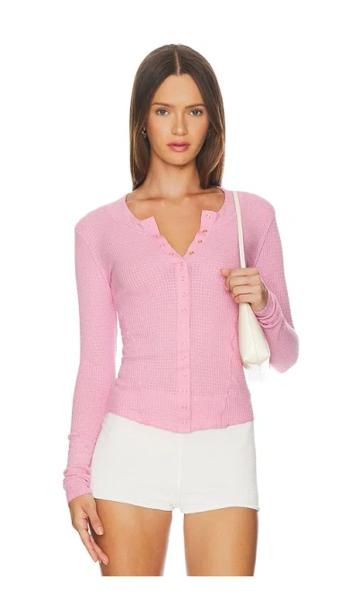Free People X Intimately Fp Going Places Cardi In Pink