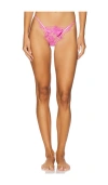 Free People X Intimately Fp Hotel Chantelle Thong In Pink